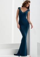 Jasz Couture - 5773 Dress In Dark Peacock