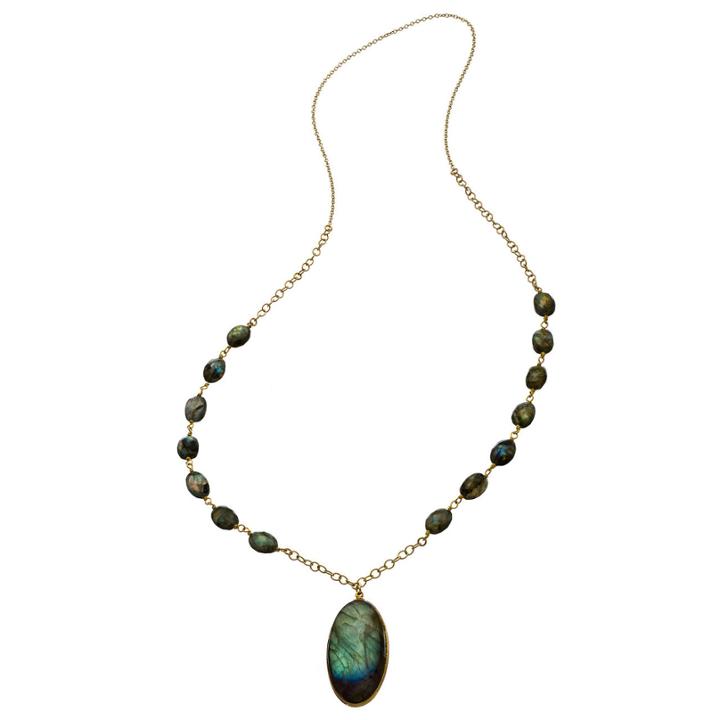 Heather Hawkins - Long Cabochon Necklace