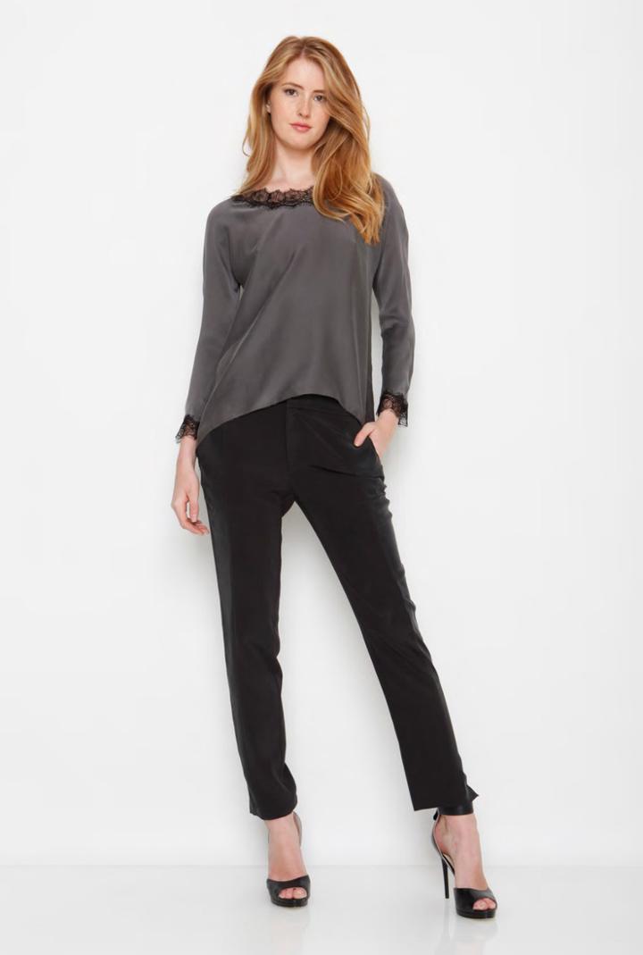 Gisele Tune Clothing - Go Silk Go To The Ballet Blouse