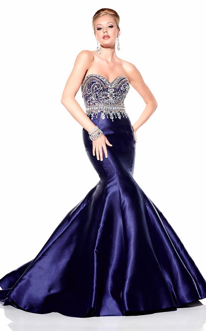 Panoply - 14819 Strapless Mikado Mermaid Gown