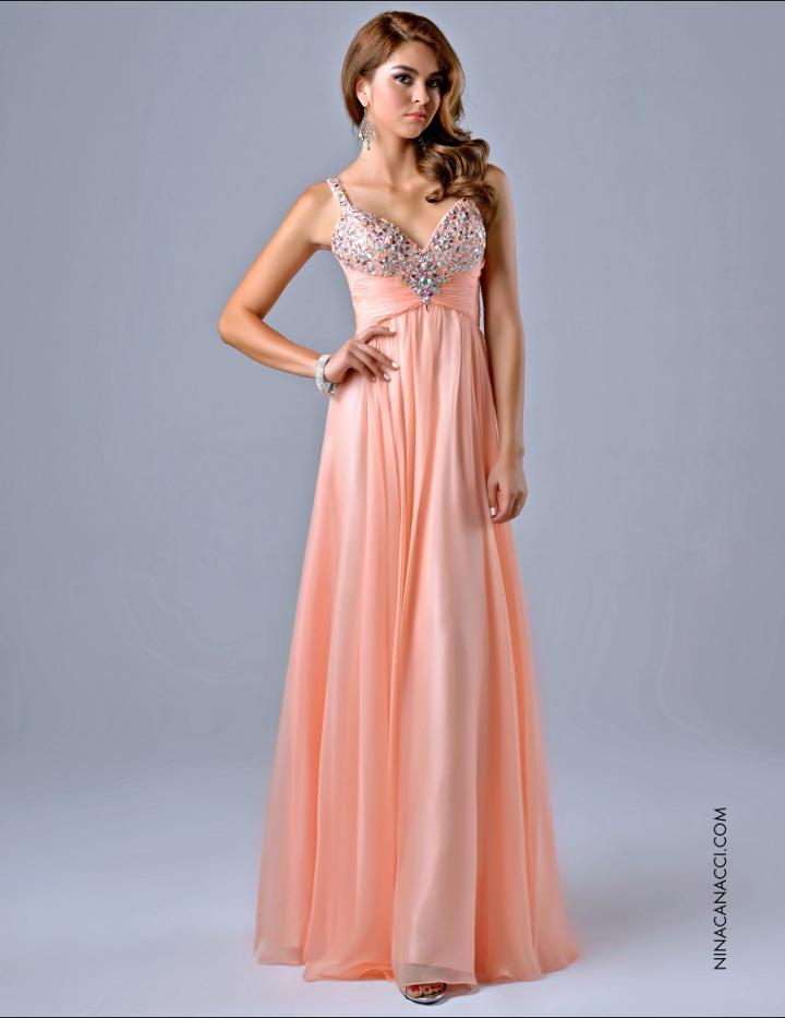 Nina Canacci - 1040 Dress In Coral