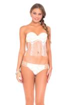 Luli Fama - Buena Onda Multi Braid Full Bottom In White (l46230b)