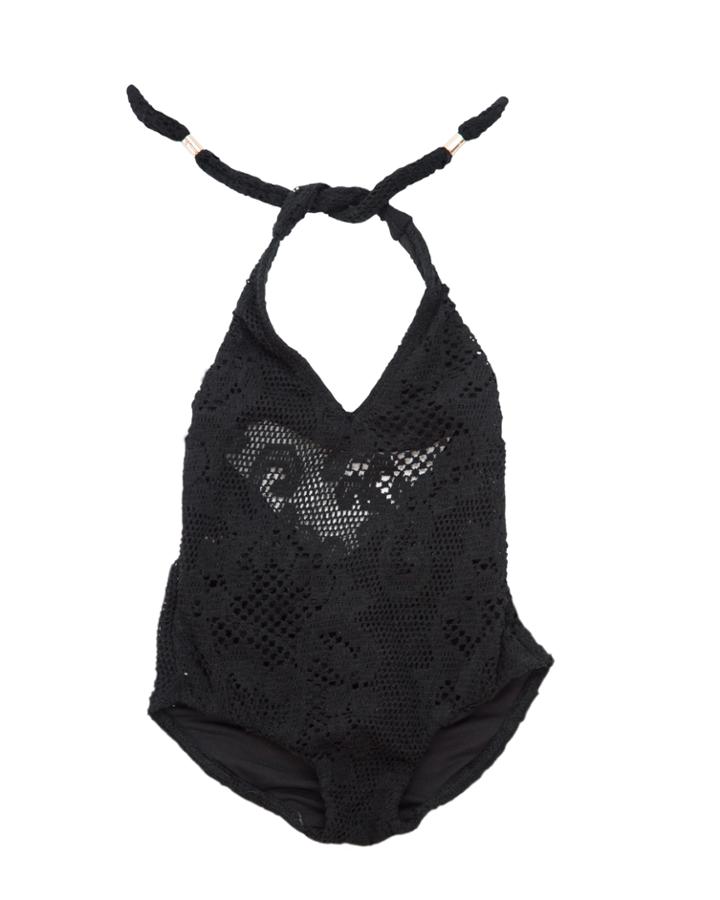 Nicolita Swimwear - Nicolita Mini - Baby Swimwear - Noche Cha Cha Crochet One Piece