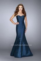 La Femme - Strapless Sweetheart Mikado Mermaid Prom Dress 22963