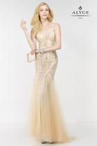 Alyce Paris - 6509 Prom Dress In Nude