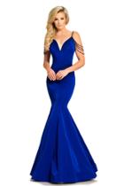 Johnathan Kayne - 8078 Swarovski Crystal Beaded Mermaid Gown