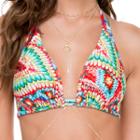 Luli Fama - Wild Heart D/dd Cup Triangle Halter In Multi-color (l510073)
