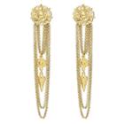 Ben-amun - Helen Of Troy Gold Chain Goddess Post Earrings