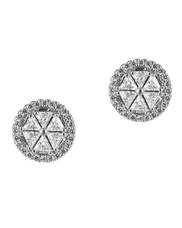 Cz By Kenneth Jay Lane - Segemented Stud
