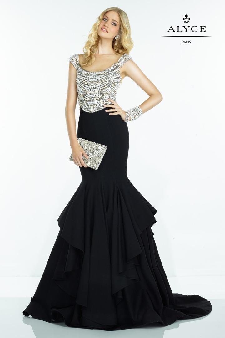 Alyce Paris Claudine - Long Two-piece Prom Dress With Sheer Back 2514