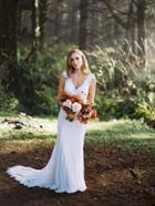 Wilderly Bride By Allure Bridals - F123 Applique Sheath Bridal Dress