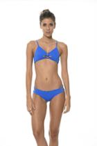 2017 Malai Swimwear - French Blue Cutout Bottom B00269