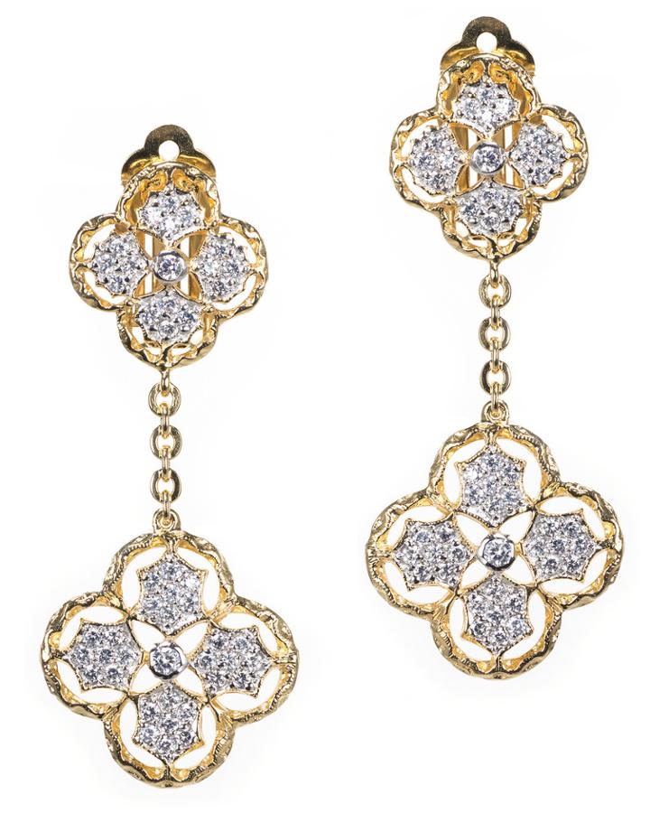 Jarin K Jewelry - Double Clover Clip Earrings