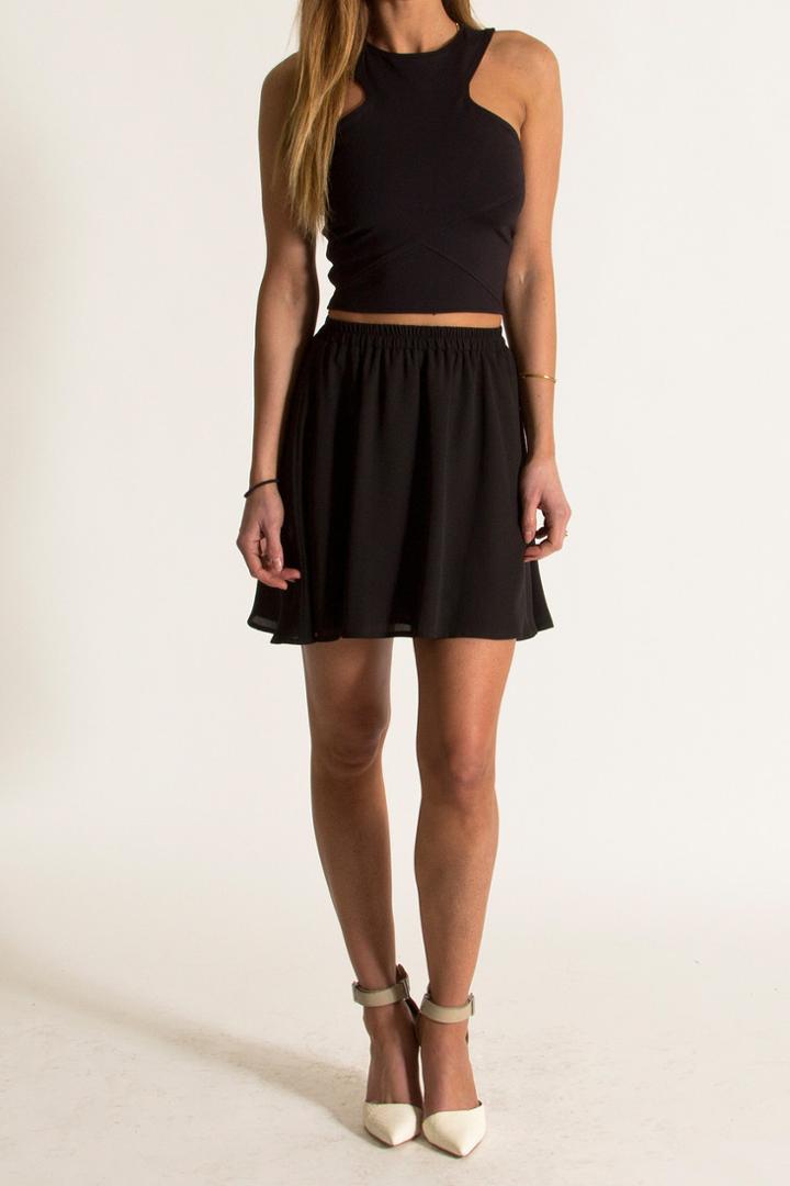Donna Mizani - Circle Skirt In Black