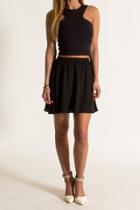 Donna Mizani - Circle Skirt In Black