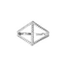 Rachael Ryen - Chevron Pave Ring - Silver