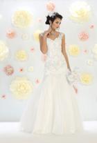 May Queen - Sweetheart Neckline Embroidered Trumpet Dress Rq7465