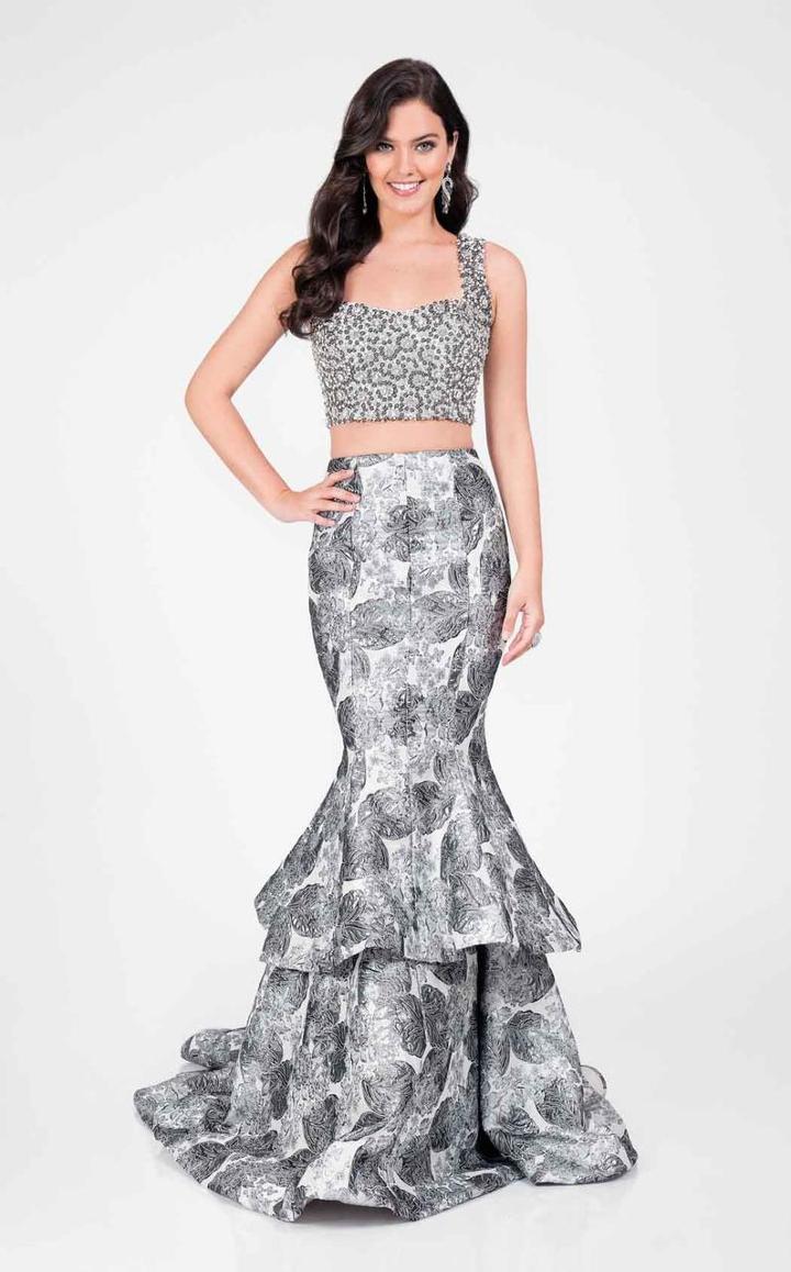 Terani Couture - Two Piece Mermaid Prom Gown 1711p2720