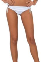 Del Mar Swimwear - Alayna Bikini Bottom In White