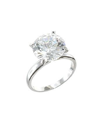 Cz By Kenneth Jay Lane - Round Cz Ring