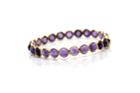 Tresor Collection - Amethyst Round Cab Bangle In 18k Gold Yg