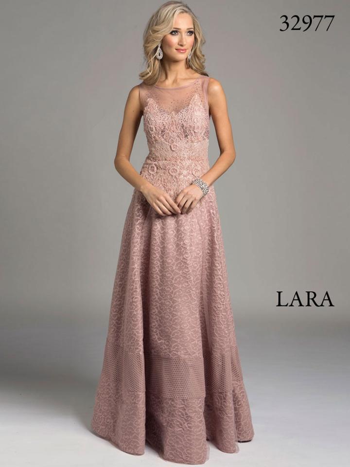 Lara Dresses - Captivating A-line Lace Dress 32977
