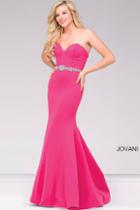 Jovani - Sweetheart Neck Mermaid Prom Dress 34010
