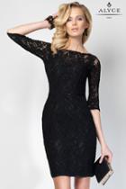 Alyce Paris Black Label - 5825 Short Dress In Black