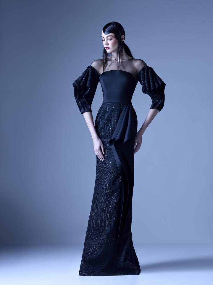 Mnm Couture - G0956 Applique Illusion Jewel Sheath Dress