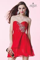 Alyce Paris Homecoming - 3669 Dress In Red