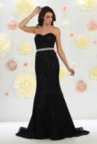 May Queen - Rq-7488 Lace Sweetheart Trumpet Dress