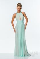 Terani Prom - Jewel Embellished High Neck Gown 151p0044b