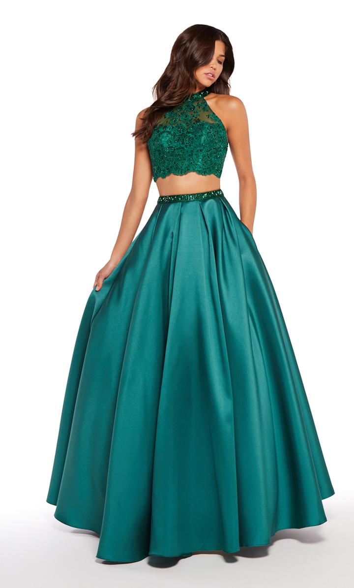 Alyce Paris - 1312 Two Piece Embellished Mikado Ballgown