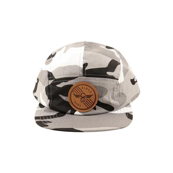 Creative Recreation Leatherback Camp Grey Camo Hat