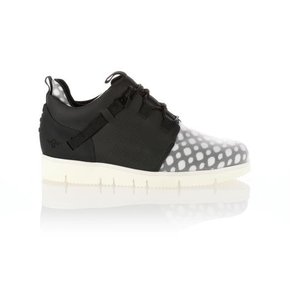Creative Recreation Dragna Black White Dot Mesh
