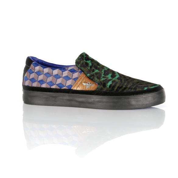 Creative Recreation Vento Leopard Square Black