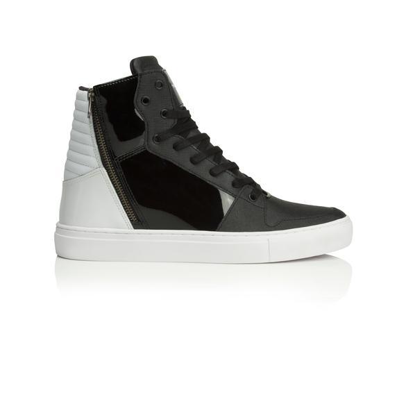 Creative Recreation Adonis Black White Patent