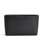 Women's Small Tote Organization Insert Bag In Black/blush Pink | Microsuede By Cuyana