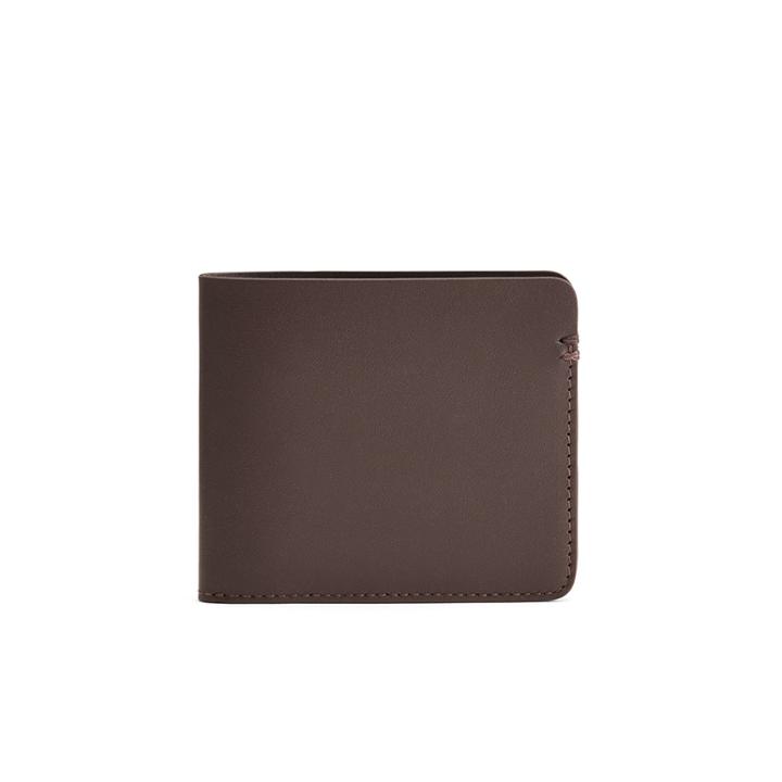 Women's Folding Wallet In Dark Brown | Smooth Leather By Cuyana