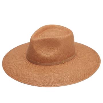 Women's Wide Brim Panama* Hat In Honey | Size: 56 | Toquilla Straw By Cuyana