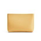 Women's Small Zipper Pouch In Daffodil | Pebbled Leather By Cuyana
