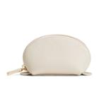 Women's Mini Travel Case In Ecru | Pebbled Leather By Cuyana