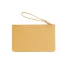 Women's Slim Wristlet Wallet In Daffodil | Pebbled Leather By Cuyana