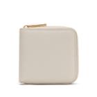 Women's Small Classic Zip Around Wallet In Light/stone/blush Pink | Pebbled Leather By Cuyana