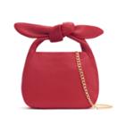 Women's Mini Bow Bag In Raspberry | Pebbled Leather By Cuyana