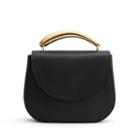 Women's Sculpted Handle Bag In Black | Smooth Leather By Cuyana