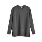 Women's Recycled Crewneck Sweater In Charcoal | Size: Large | Cashmere By Cuyana