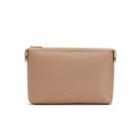 Women's System Zipper Pouch Insert In Cappuccino | Size: Small | Pebbled Leather By Cuyana