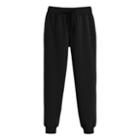 Women's Fleece Jogger Pant In Black | Size: Large | 100% Cotton By Cuyana