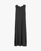 Women's Drape-back Dress In Black | Size: Medium | Pima Modal Spandex Blend By Cuyana